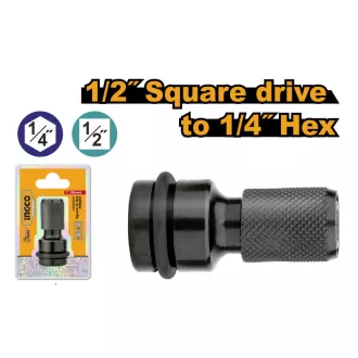 INGCO Adaptor cheie tubulară 1/2"->1/4" hex