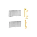 INGCO Mașină de cusut pneumatică 16-40 mm și pistol de batut cuie 15-50 mm