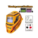 INGCO Mască de sudură cu senzor automat 2 senzori