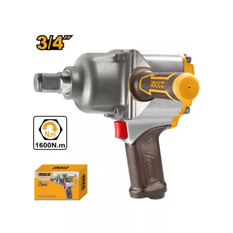 INGCO Șurubelniță pneumatică de impact 3/4" 1600 Nm