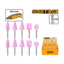 INGCO Set de capete de șlefuire mini cu tijă 10 piese
