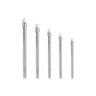   INGCO Set de burghie pentru sticlă și faianță 5 piese 4-10 mm