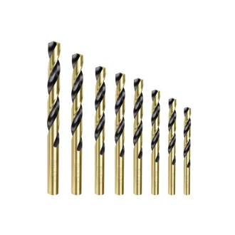 INGCO Set de burghie elicoidale 8 piese 2-8 mm HSS cilindric
