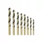 INGCO Set de burghie elicoidale 8 piese 2-8 mm HSS cilindric
