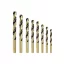 INGCO Set de burghie elicoidale 8 piese 2-8 mm HSS cilindric