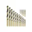 INGCO Set de burghie elicoidale 19 piese 1-10 mm HSS cilindric