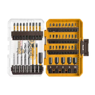 INGCO Set de vârfuri de impact 49 piese S2