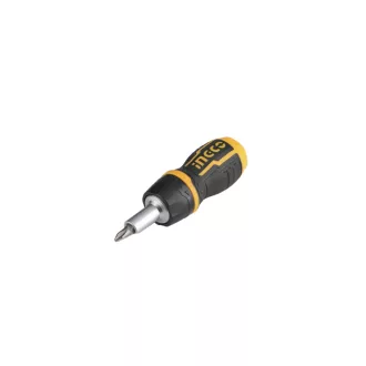 INGCO Set șurubelniță cu clichet 8 piese CrV