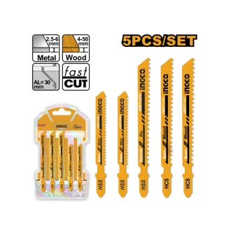   INGCO Set de lame pentru fierăstrău cu panglică (5 bucăți)