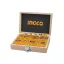 INGCO Set de freze superioare 12 piese 6 mm
