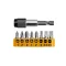 INGCO Set de biți 25 mm, 9 piese, S2
