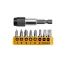 INGCO Set de biți 25 mm, 9 piese, S2