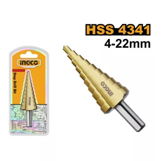INGCO Burghiu treptat 4-22 mm HSS
