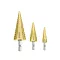 INGCO Set de burghie trepte 3 buc 4-32 mm HSS