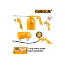 INGCO Set de pistol de aer pneumatic și duze, 5 piese