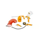 INGCO Set de pistol de aer pneumatic și duze, 5 piese