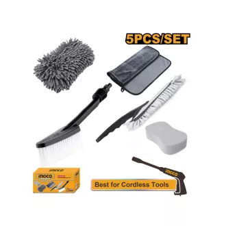   INGCO Set de perii 5 piese pentru mașină de spălat la presiune