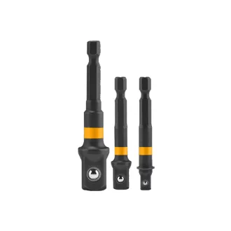   INGCO Adaptor pentru cheie tubulară 3 piese 1/4" Hex-->1/2", 1/4", 3/8"