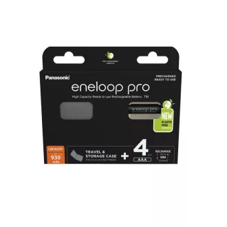   ENELOOP PRO Acumulator AAA/micro + cutie pentru acumulatori 1,2 V 930 mAh (4 bucăți)