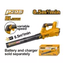 INGCO Suflantă de frunze fără perii de carbon 20 V (fără baterie și încărcător)
