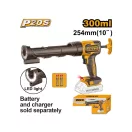 INGCO Pistol pentru aplicare chit și pistol de lipit cu LED 20 V (fără acumulator și încărcător)