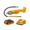 INGCO Vibrator de beton cu baterie 1,2 m 20 V (1 x 2,0 Ah baterie + încărcător)