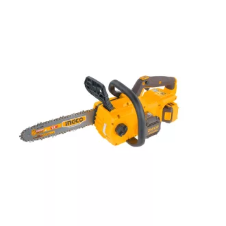   INGCO Fierăstrău cu lanț pe baterie 300 mm fără perii de carbon 20 V (2 x 4,0 Ah baterie + încărcător)