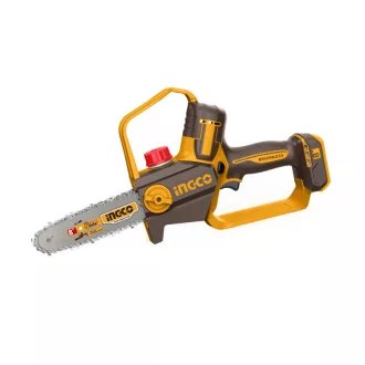   INGCO Fierăstrău cu lanț cu acumulator, fără perii, 200 mm, 20 V (fără acumulator și încărcător)