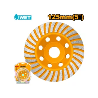 INGCO Disc de tăiere cu diamant 125 x 20 x 22,2 mm turbo