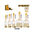 INGCO Set de pensule 9 piese