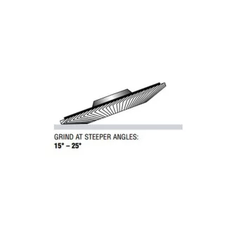 GERMAFLEX Disc abraziv conic 125 x 22,2 mm / P120 inox