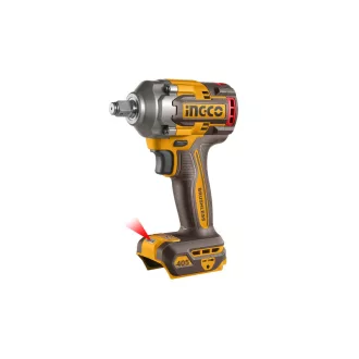   INGCO Șurubelniță cu impact cu acumulator 1/2" 405 Nm fără perii de carbon, 20 V (fără acumulator și încărcător)
