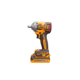   INGCO Șurubelniță cu percuție fără perii 1/2" 405 Nm 20 V (2 x acumulatori 2,0 Ah + încărcător)