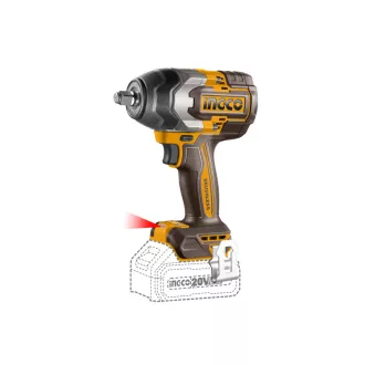   INGCO Șurubelniță cu impact pe baterie 1/2" 850 Nm fără perii 20 V (fără baterie și încărcător)