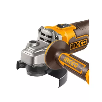   INGCO Set puternic cu acumulator 20 V Mașină de găurit și înșurubat cu percuție 66 Nm + Polizor unghiular 125 mm (2 acumulatori + încărcător)