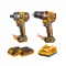 INGCO Set de unelte cu acumulator 20 V Masina de gaurit-cu percutie 66 Nm+Masina de insurubat cu percutie 1/4" 285 Nm (2 baterii + incarcator)