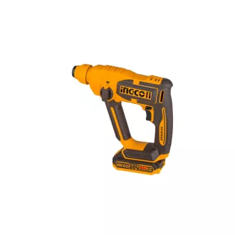   INGCO Ciocan rotopercutor pe baterie 1,5 J SDS-Plus fără perii de carbon 20 V (1 x 2,0 Ah baterie + încărcător)