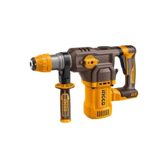   INGCO Ciocan rotopercutor combinat cu acumulator 4,5 J SDS-Plus fără perii 20 V (2 x 5,0 Ah acumulatori + încărcător)