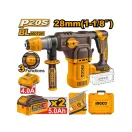 INGCO Ciocan rotopercutor combinat cu acumulator 4,5 J SDS-Plus fără perii 20 V (2 x 5,0 Ah acumulatori + încărcător)