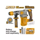 INGCO Ciocan combinat cu acumulator 4,5 J SDS-Plus fără perii de carbon 20 V (fără acumulator și încărcător)