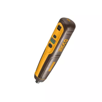   Șurubelnică cu acumulator INGCO 5 Nm 4 V + set de 43 de biți (încărcare USB-C)