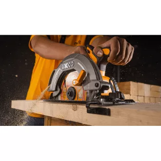   INGCO Fierăstrău circular cu baterie 185 mm fără perii de carbon 20 V (fără baterie și încărcător)