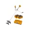 INGCO Trimmer de iarbă cu baterie de 330 mm fără perii de carbon 2 x 20 V (2 x 4,0 Ah baterie + încărcător)