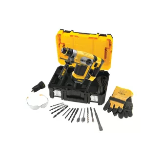   Ciocan combinat DEWALT cu accesorii SDS-Plus 1000 W (TSTAK) D25417KT