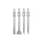 INGCO Set dălți 4 piese 30 mm HEX