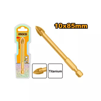   INGCO Burghiu pentru sticlă și țiglă 10 mm cu prindere de bit