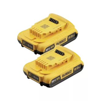 Baterie DEWALT XR 18 V / 2 x 2 Ah DCB183D2