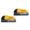 Baterie DEWALT Powerstack 2 x 18 V / 1,7 Ah DCBP034E2