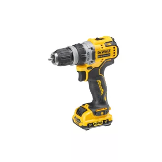   DEWALT mașină de găurit cu acumulator cu cap înlocuibil 12 V (2 x 3,0 Ah baterie + încărcător + TSTAK) DCD703L2T