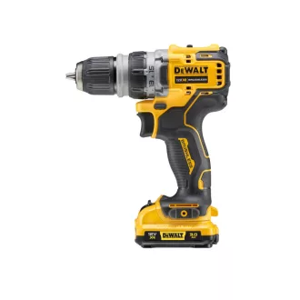   DEWALT mașină de găurit cu acumulator cu cap înlocuibil 12 V (2 x 3,0 Ah baterie + încărcător + TSTAK) DCD703L2T